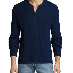 Rag and Bone Men’s Henley Long Sleeve Shirt
